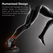 Многочастотный обезболивающий штамм связок электрическое отопление офисная Вибрация домашний кровообращение массажер для ног лодыжки тела