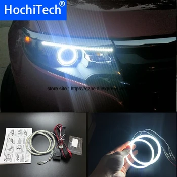 

HochiTech Ultra bright SMD white LED angel eyes 2500LM 12V halo ring kit daytime running light DRL for Ford Edge 2011-2012