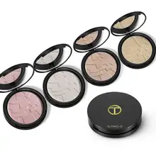 O. TWO. O натуральная пудра для лица Женская глаз для лица для теней Косметическая основа контроль масла косметика тени пудра палитра инструмент водонепроницаемый