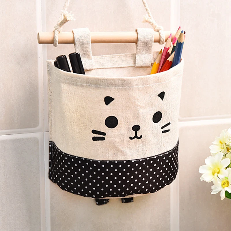 

Multi-layer Fabric Closet Storages Mounted Wardrobe Hanging Bags Pattern walls Sundries Door Bag Pouch Cosmetics Toys Organizer