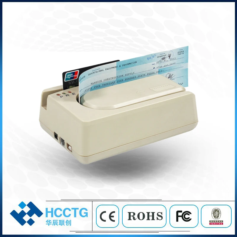 US $130.00 Security USB CMC7 MICR Check Reader With 123 Magstrip Card Reader Module HCC1250XM