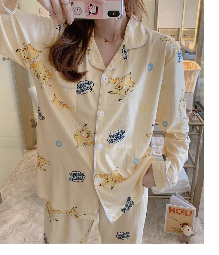 Silka Surplus, женская пижама, набор, весна, новинка, Пижама для женщин, пижама с длинным рукавом, милая одежда для сна, домашняя одежда, женские пижамы