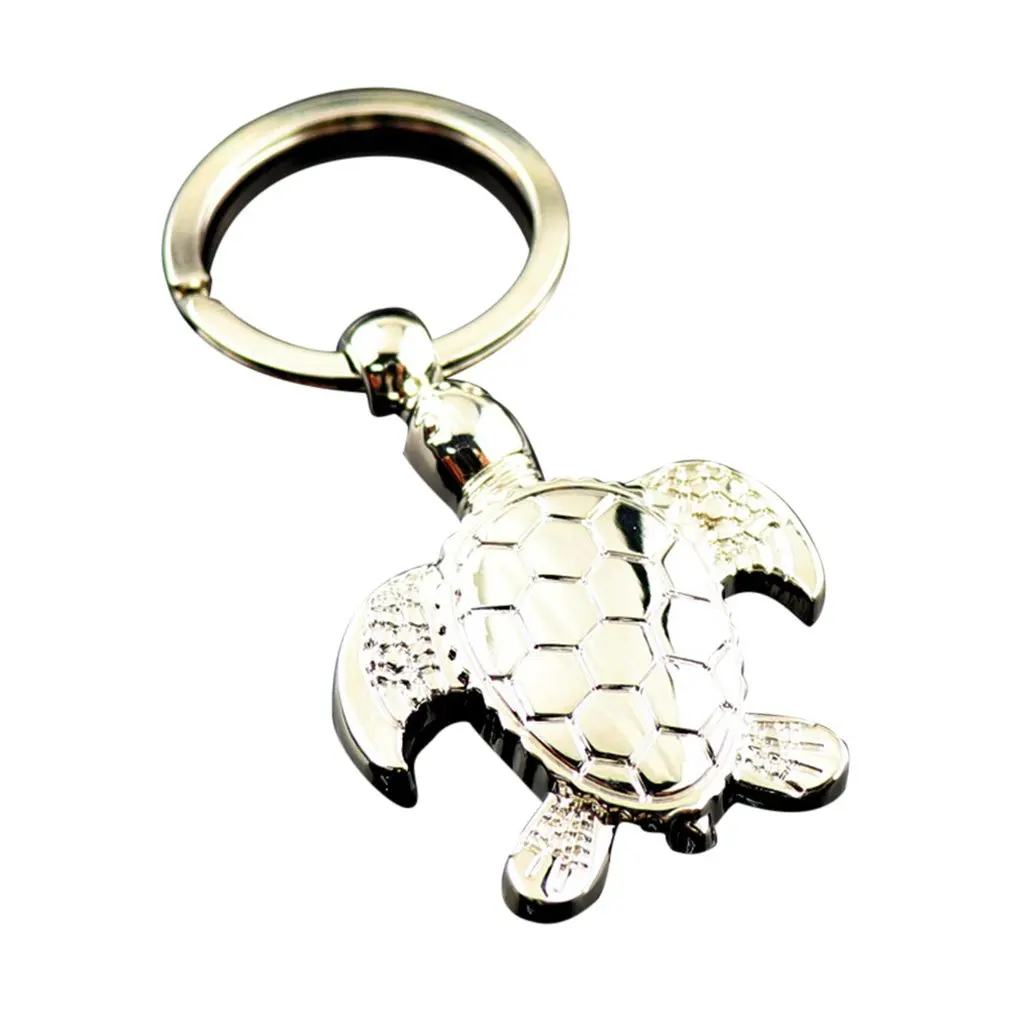 

Turtle Metal Keychain Cartoon Animal Shape Pendant Creative Activity Custom Small Gift Fashion Professional