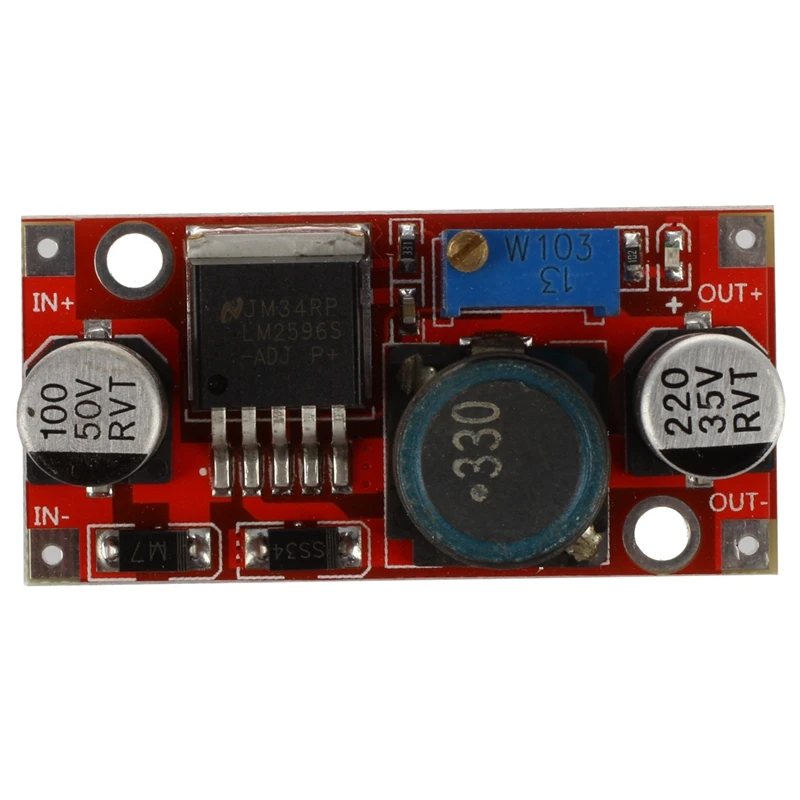 FFYY-New 10Pcs DC-DC LM2596 Converter Buck Adjustable Step Down Power Module 1.5-35V