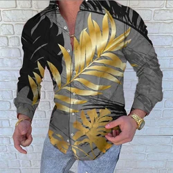 Nova moda masculina colthing camisas de manga longa estilo casual cardigan design blusas 2021 outono masculino streetwear marca masculina topos