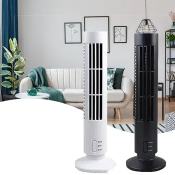 

Mini USB Vertical Bladeless Air Conditioner Handheld Portable Cooler Desktop Silent Cooling Tower Fan Home Office