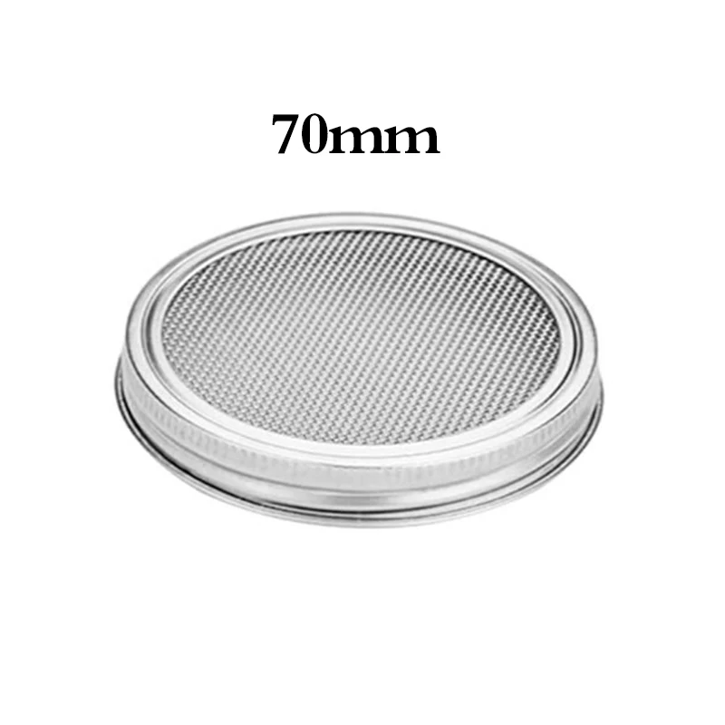 Stainless Steel Sprouting Jar Lids Home Garden Seed Sprouting Germinator Seed Sprouter Germination Grow Cover Strainer Lids