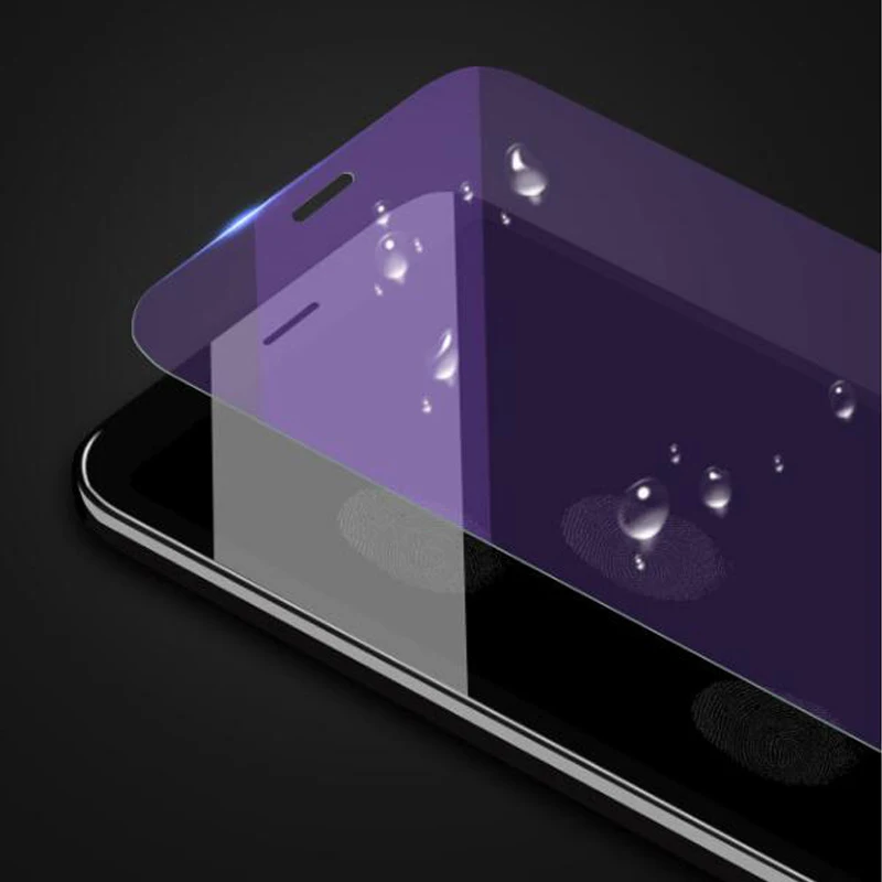 Закаленное стекло для iPhone 11 Pro Max XR XS X с защитой от синего излучения Apple SE 2020 8 7 6S 6