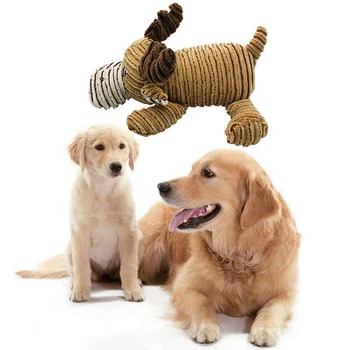 

Dog Chew Toys Corduroy Elephant Cattle Shaped Plush Interactive Toy For Small Large Dogs Bite Resistant Pet PuppiesHOT