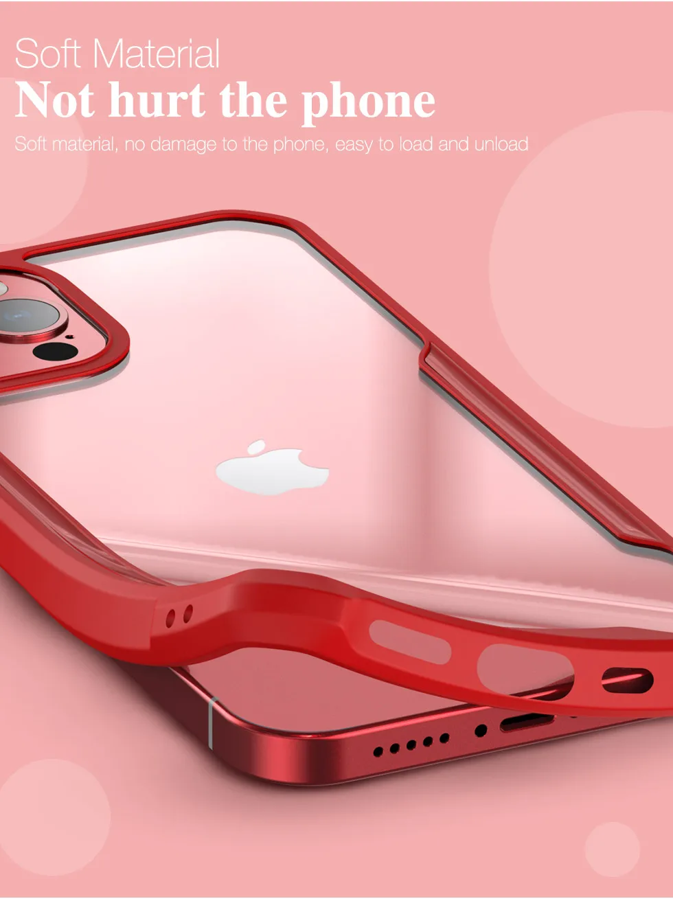 Luxury Shockproof Armor Case For iPhone 12 11 Pro XS Max X XR 6 6S 7 8 Plus Mobile Phone Cover Back Clear Shell Soft Bumper Hull iphone 8 silicone case