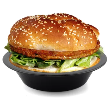 

Non-stick 4.3" Round Burger Bread Mold Hamburger Making Mold Mini Cake Muffin Pan Oven Dish Loaf Tray Maker Baking Pastry Tools