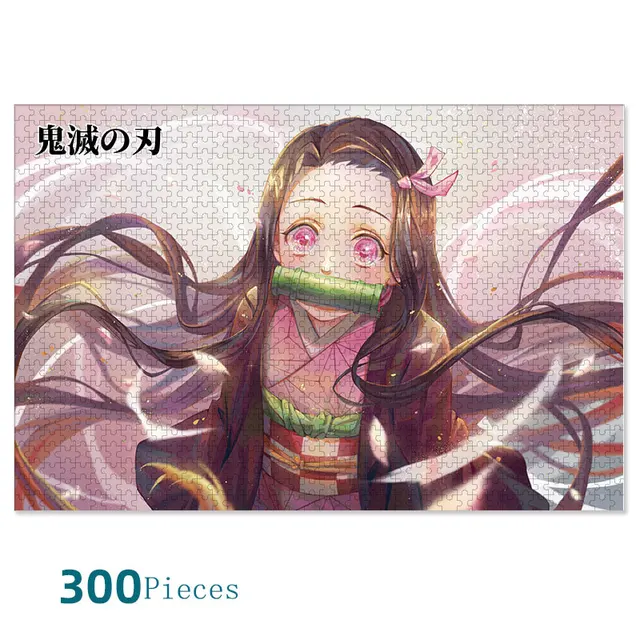Christmas Gifts 300,500,1000 Pieces Manga Anime Characters Wooden Puzzle Educational Toys Jigsaw Puzzle 1000 Pieces Adult 7-300 Pieces