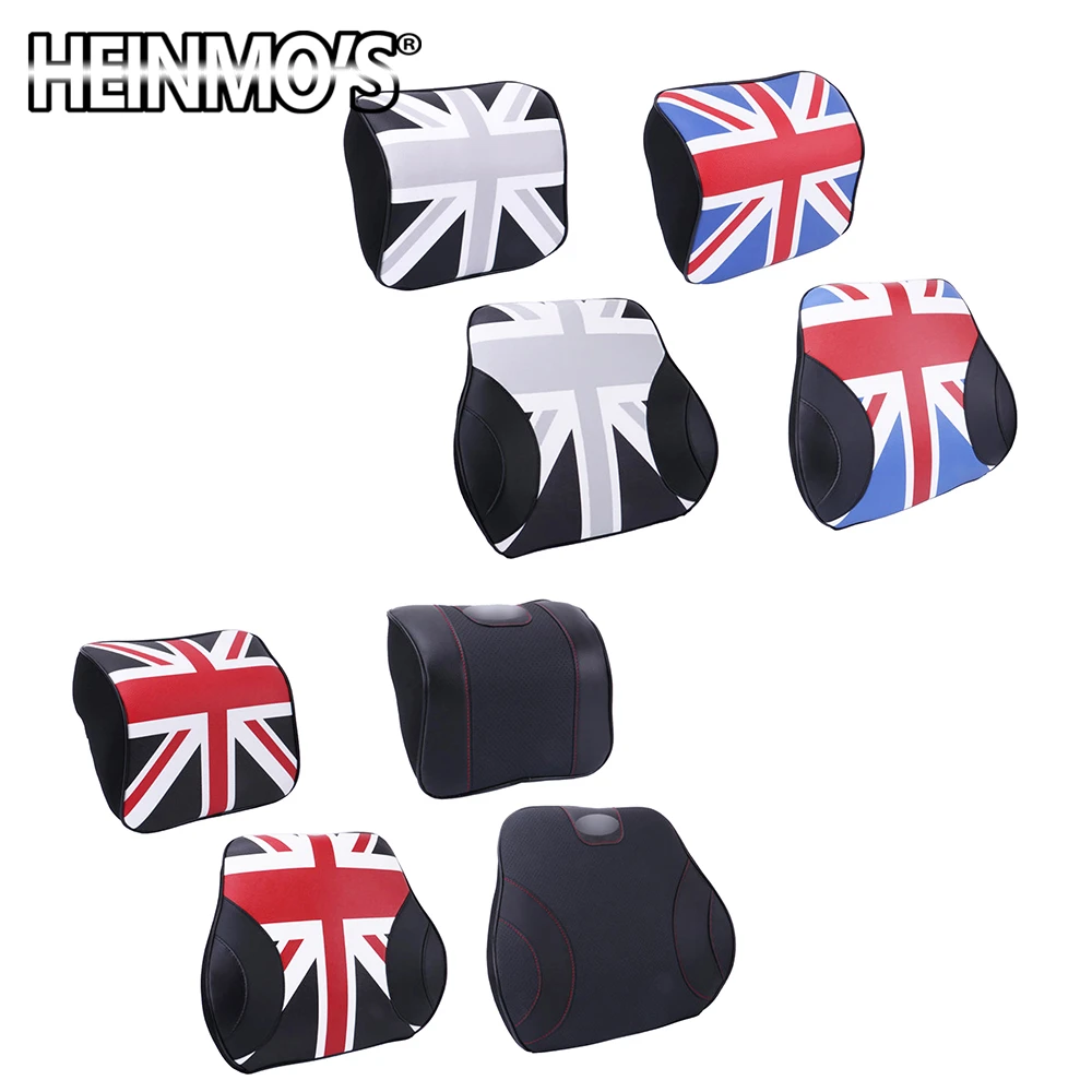 Подходит для всех Mini Cooper pu кожаная поверхность мягкая пена с эффектом памяти подголовник для отдыха Поддержка Подушка универсальная подушка для шеи