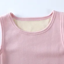 Детский Теплый жилет; бархатный жилет для малышей; детский жилет; сезон осень-зима