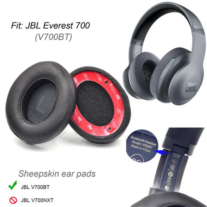 Сменные амбушюры мягкий Чехол на подушку для JBL Everest Elits 700 V700NXT черный чехол