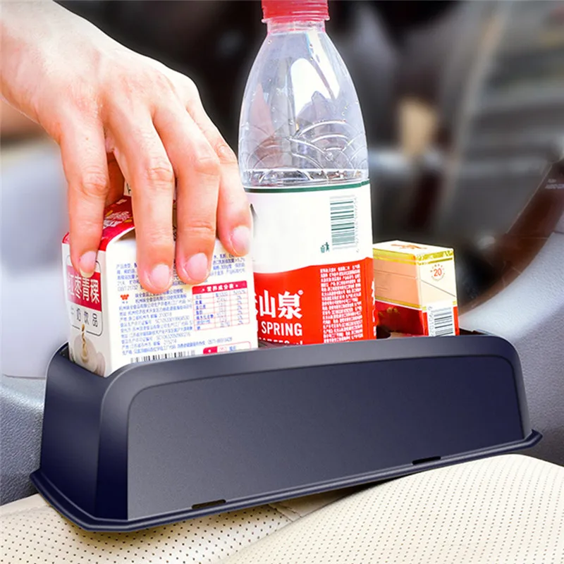 3In1 Multifunction 2 Cup Holder Drink Beverage Seat Seam Wedge Vehicle Seat Cup Phone Box Organizer Car Accessories Interior