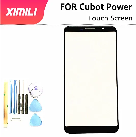 original front outer glass For Cubot Power Touch Panel Touch Screen Digitizer Sensor Replacement Cubot Power+ Tools