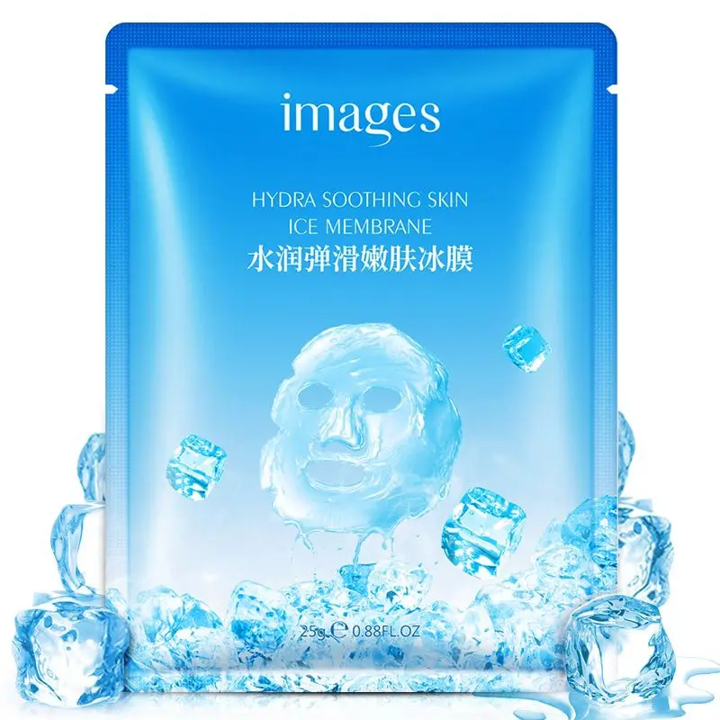 

IMAGES Hyaluronic Acid Deep Moisturizing Face Mask Anti Aging Whitening Depth Replenishment Ice Facial Mask Skin Care