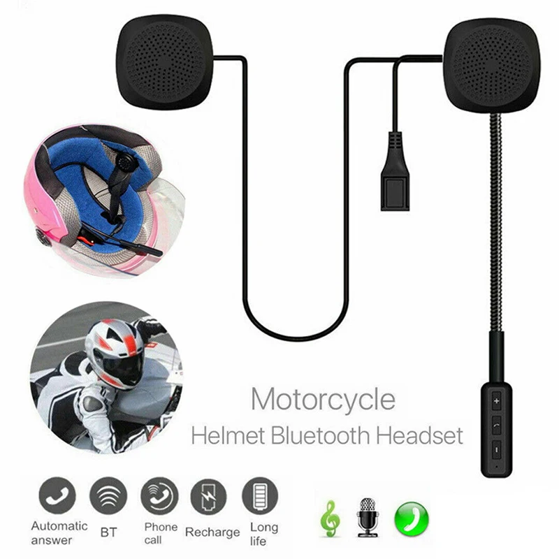 Bluetooth мотоциклетный шлем гарнитура Музыка Aux Mp3 стерео динамик запасные части