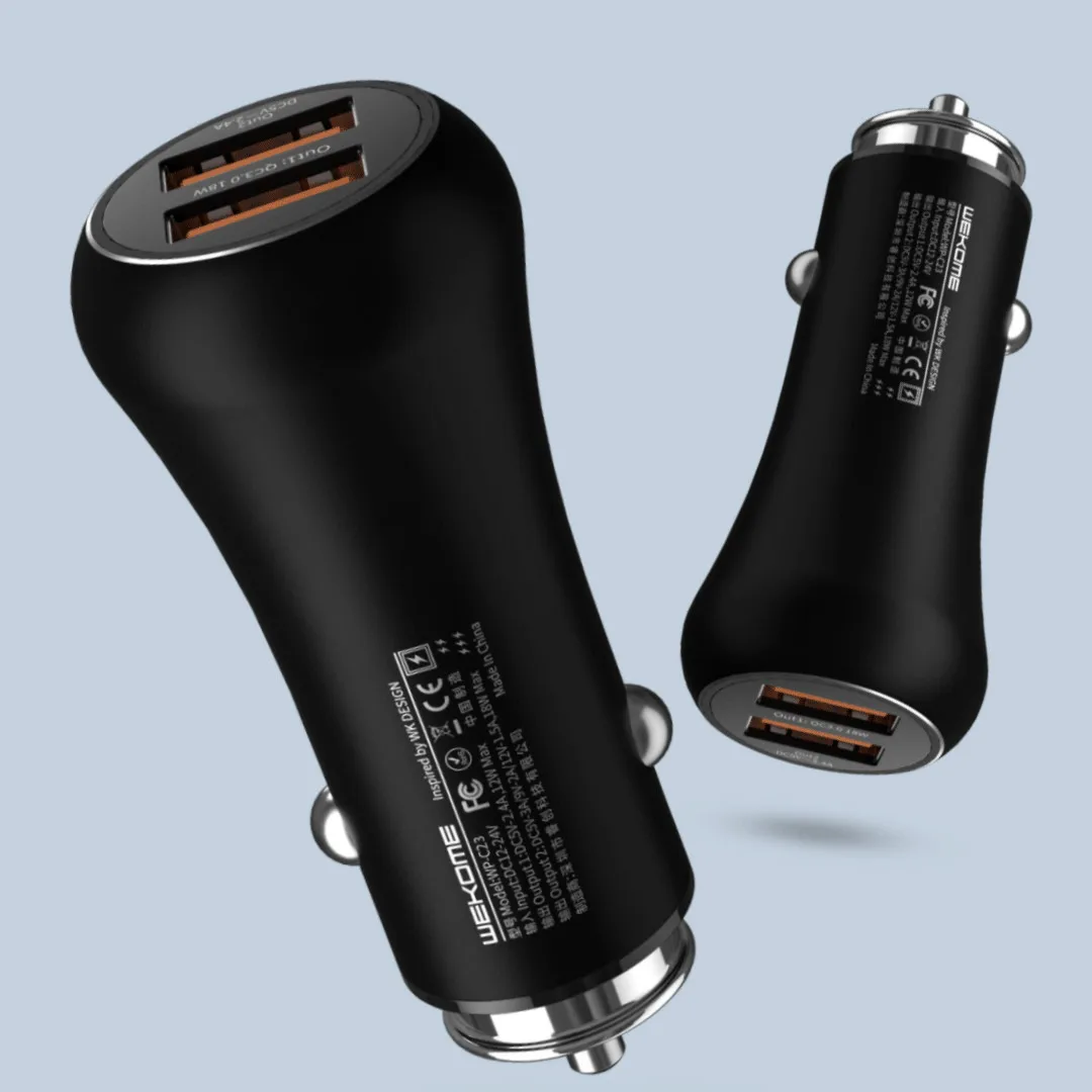 

WK Meteorite Qc3. 0 + Pd18w Car Mounted Charger Fast Charge 30W Car Rapid Flash Charge Car Charger Wp-c23