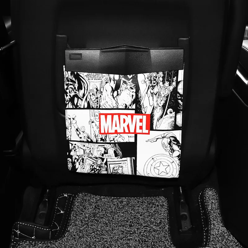 

Marvel Car Trash Car Chair Hanging Storage Box Hidden Foldable Storage Bag Multi-functional Garbage Bag