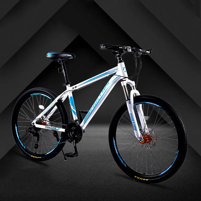 Mountain Bike 26 Inch Variable Speed Adult Double Disc Brake Shock Absorber Men and Women Bicycle Student Cool Mountain Bike 26 Inch Variable Speed Adult Double Disc Brake Shock Absorber Men and Women Bicycle Student Cool