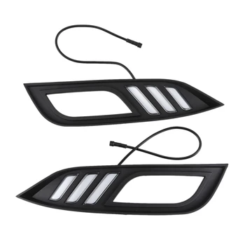 

Led Daytime Running Lights DRL Fog Lamp Cover with Yellow Turning Signal Function for Kia K3 Cerato 2013 2014 2015