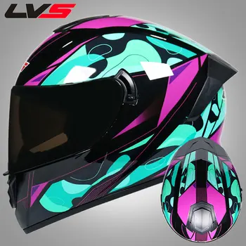 

2020 HOT SALE Full Face motorcycle helmet dual shield with removable washable inner lining racing moto helmet
