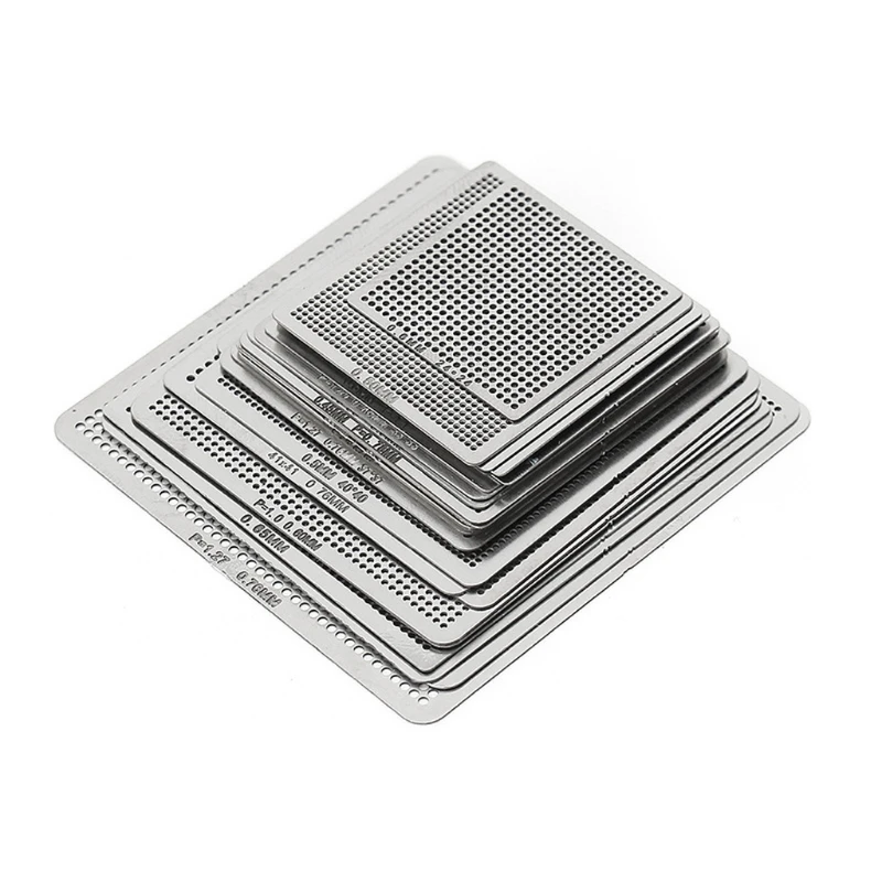 27 шт BGA трафареты универсальные прямой обогрев для SMT SMD Chip Rpair 4XFD | Инструменты