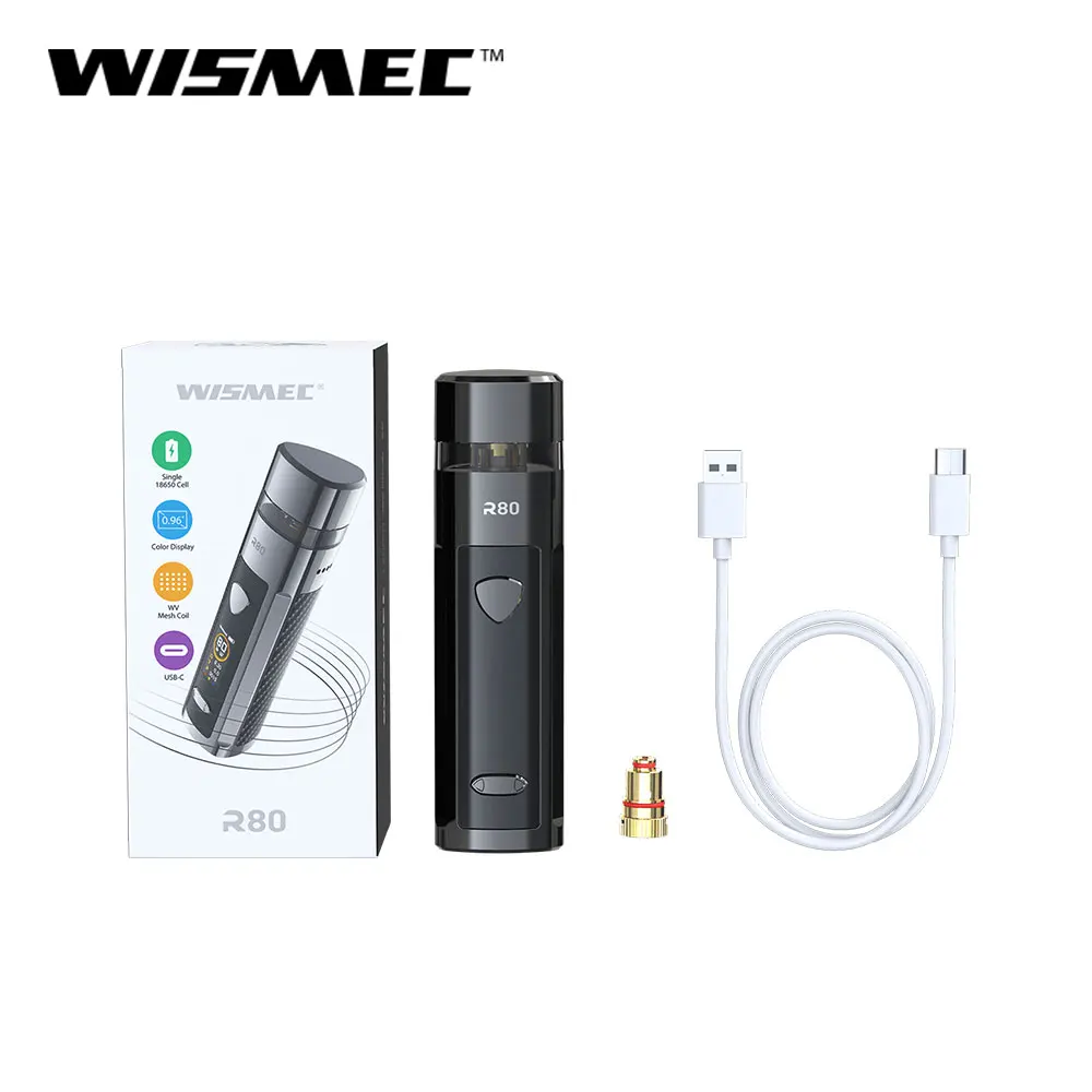 Оригинальный 80 Вт Wismec активный мод с Bluetooth музыкой и 2100 мА · ч встроенный