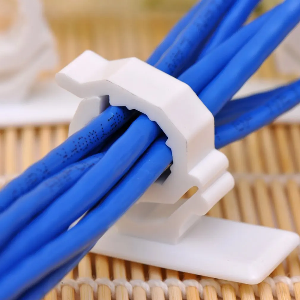 

Large Self Adhered Wall Wire Fixing Fastener And Wire Clipping Mechanism