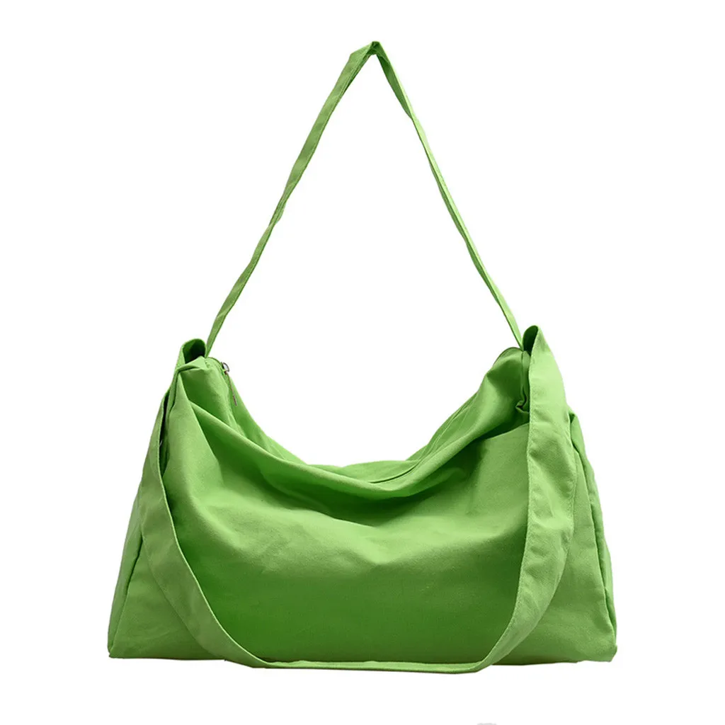 

Fashion Women Canvas Package Large Capacity Reusable Shoulder Bags Shopping Bags Designer Handbag Ladies Chain Shoulder Bag 1213