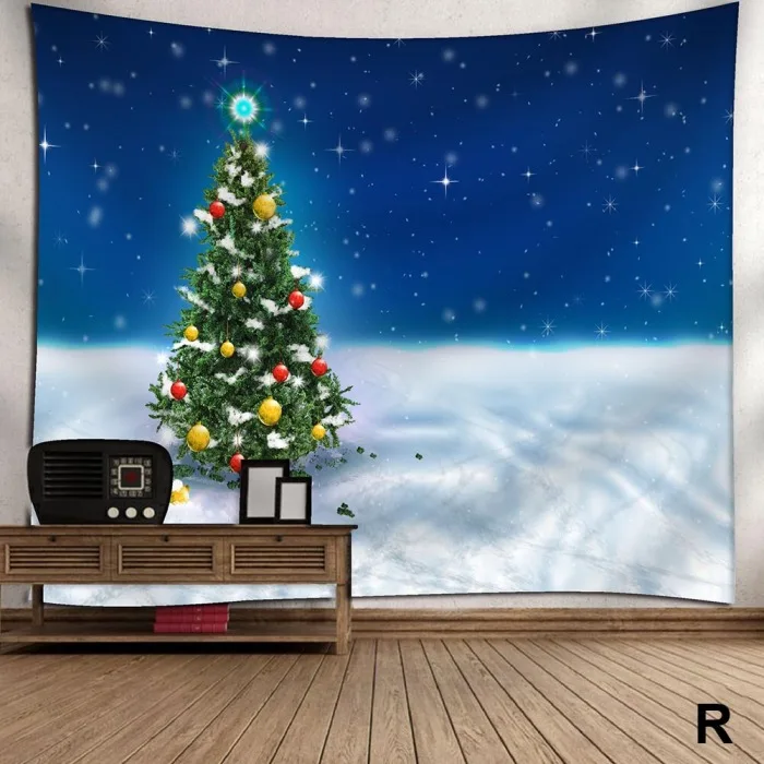 Горячая Рождественская картина искусство дома настенный гобелен настенный Орнамент Рождественские стены Декор TI99