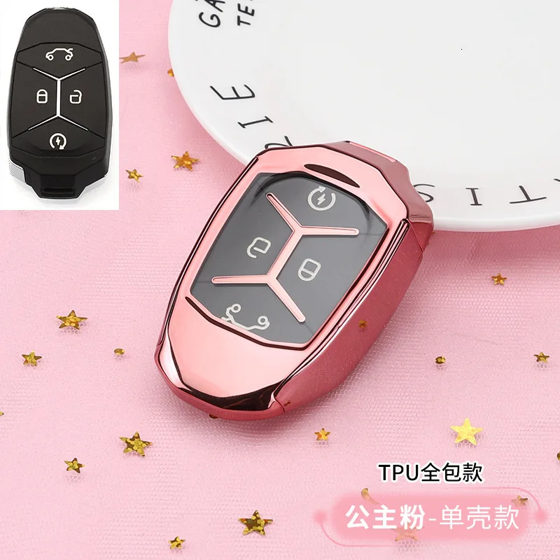 Мягкий чехол для ключей из ТПУ для LYNK 01 02 03 05 флип-чехол для ключей автомобиля чехол для ключей флип-чехол для ключей аксессуары для дистанционного управления для автомобиля - Название цвета: pink