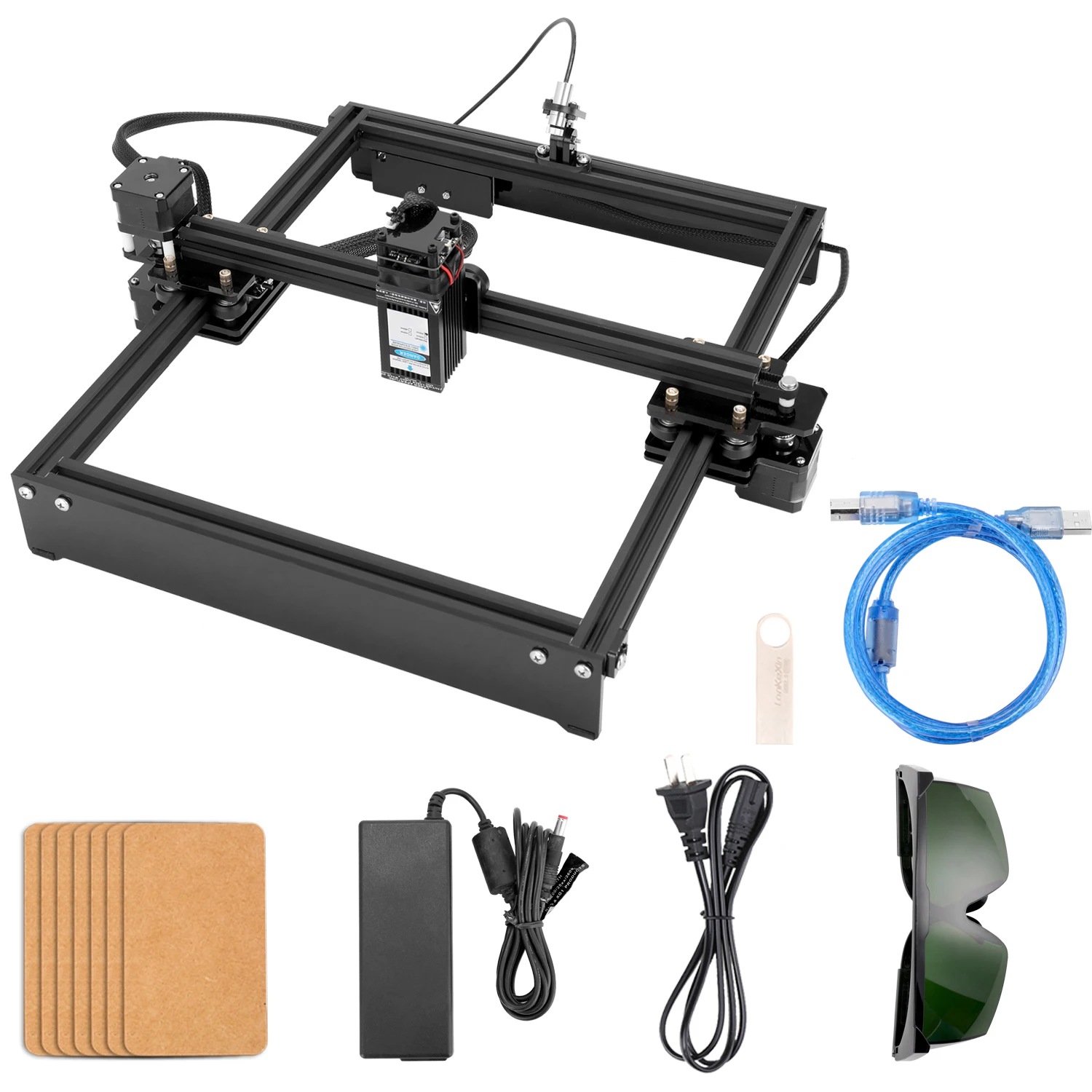 

5.5W/10W/20W CNC Mini Laser Engraver Machines Laser CNC Router Desktop Engraver DIY Laser Cutter CNC Carving Machine