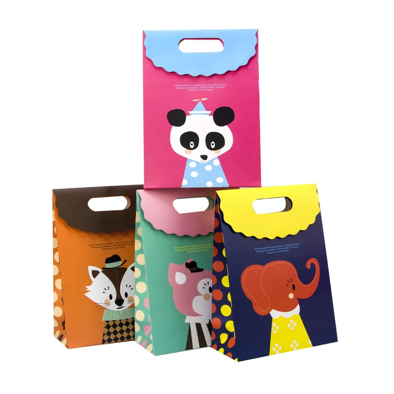 12 шт. подарочные пакеты для детской вечеринки с милыми мультяшными