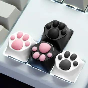 

1pc Personality Cat Paws Pad Keyboard keycap high-end unique DIY keycaps For Mechanical Keyboard Soft Feel Key Cap Suitable