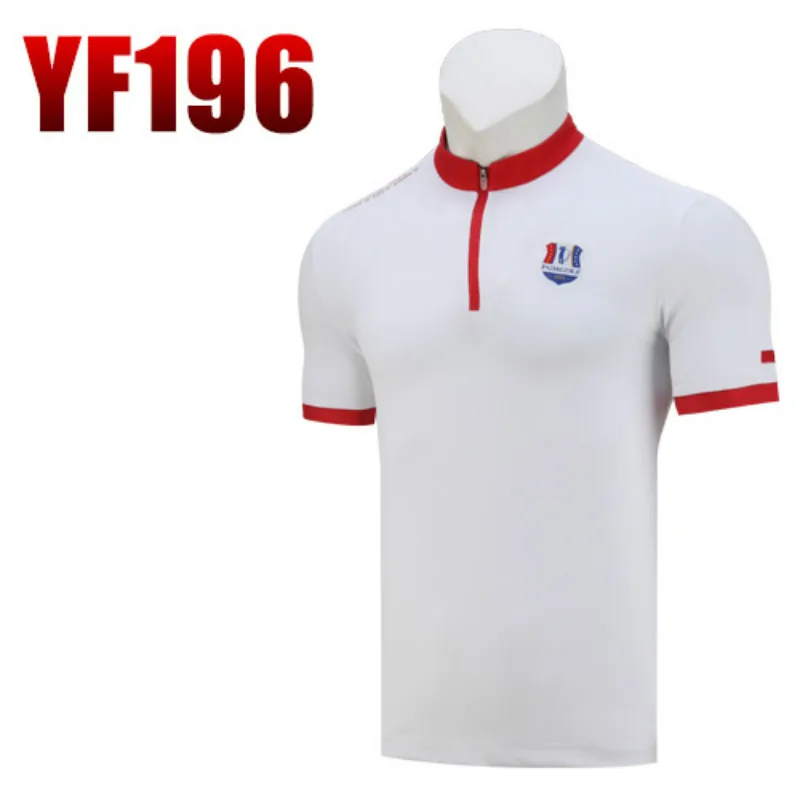 PGM Golf Мужская футболка с коротким рукавом летняя мужская спортивная одежда дизайн с воротником