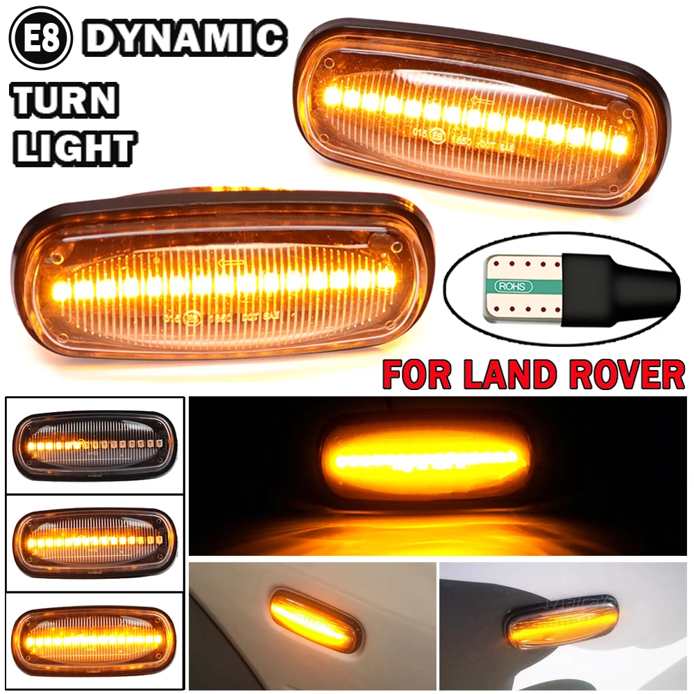 Dynamic Sequential Indicator Blinker  ι Ŀ 2  LED ̵ Ŀ Ʈ 1999-2004 Defender Freelander 1 2002-2005