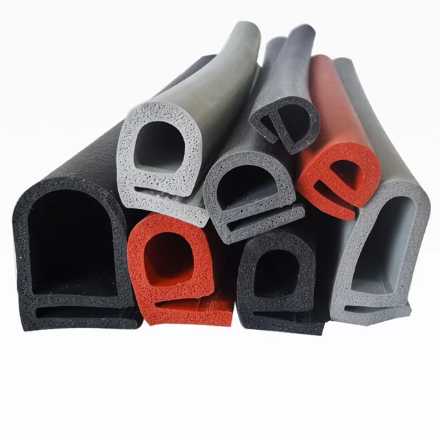 Silicon Foam Strip Heat Insulation Special Size White Red Grey Black -  Sealing Strips - AliExpress