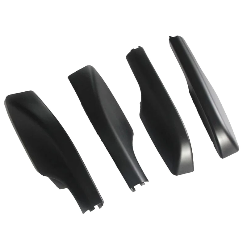 

Black ABS Roof Rack Bar Rail End Protection Cover Shell 4PCS For Toyota Land Cruiser LC200 FJ200 2008- 2016 2017
