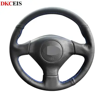 

Hand-stitched Black Soft Artificial Leather Car Steering Wheel Cover for Subaru Forester 2005-2008 Saab 9-2X Impreza 2005-2007