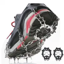 

40%HOT 1 Pair Anti Slip 19 Spike Ice Cleat Crampon Shoe Covers for Walking Climbing