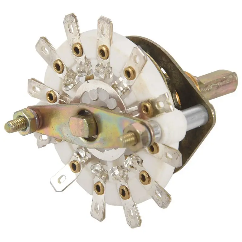 

Band switch KCZ 2X5 5W2D 1 layer 2 knife 5 files Multi-file switch / rotary switch, screw 4 3pcs
