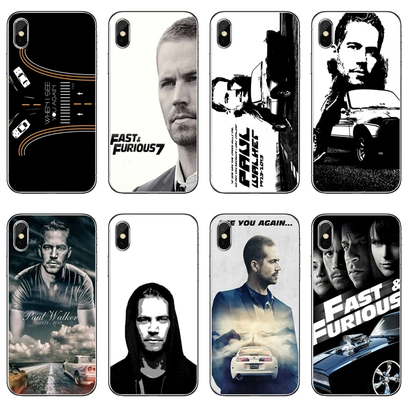 Аксессуары для телефона paul walker fast furious чехол Huawei P30 P20 Pro P10 P9 P8 Lite Y5 Y6 Y7 Y9 P Smart Plus 2018 2019