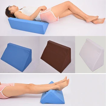 

1PC Helpful Memory Foam Bed Wedge Pillow Leg Elevation Back Lumbar Support Cushions Waist support pad orthopedic Pillow