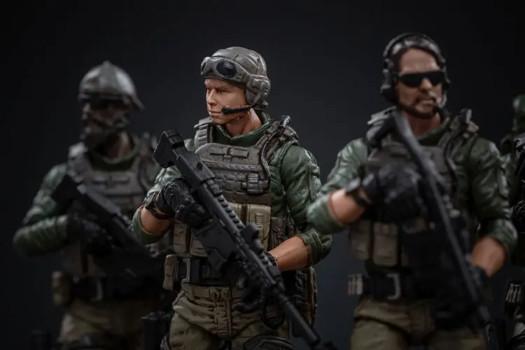 JoyToy 1/18 Expeditionary Army ПВХ 5 фигурки 10 см сейчас