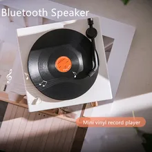 Ретро беспроводной низкочастотный bluetooth-динамик 3H время воспроизведения фонограф портативный открытый сабвуфер бумбокс Altavoz Caixa De Som F4082B