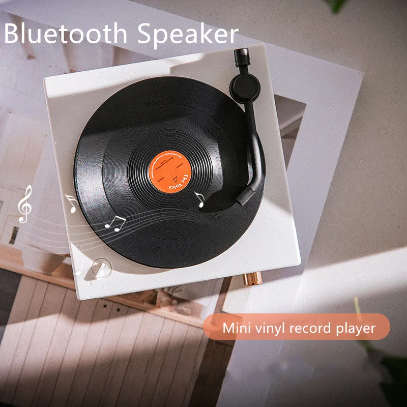 Ретро беспроводной сабвуфер Bluetooth динамик 3H Play Time фонограф портативный наружный