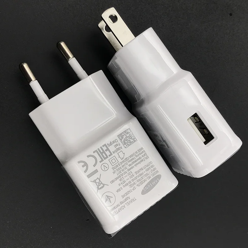 Оригинальный адаптер для быстрой зарядки Samsung Galaxy S6 S7 Edge 9 В 1 67 А кабель Micro USB A10 M10 C9